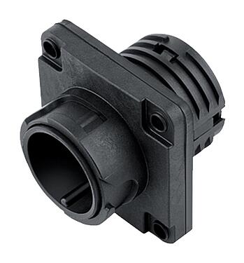 Illustration 09 6503 000 08 - Bayonet Male panel mount connector, Contacts: 4+3+PE, unshielded, crimping (Crimp contacts must be ordered separately), IP68/IP69K, UL, VDE