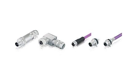 M12-B coded connectors - automation technology