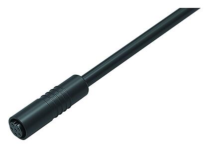 Automation Technology - Sensors and Actuators--Female cable connector_718_2_KD_schnapp_6pol_PUR