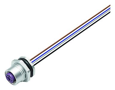 Automation Technology - Data Transmission--Female panel mount connector_766_4_F_vio