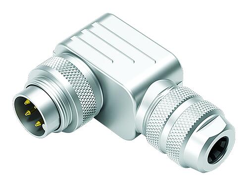 Illustration 99 5625 79 07 - M16 Connecteur mâle coudé, Contacts: 7 (07-a), 6,0-8,0 mm, blindable, souder, IP67, UL
