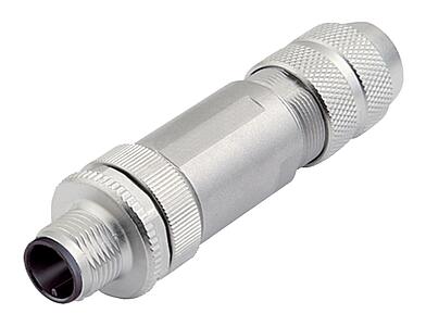 Tecnología de automatización -  transmisión de datos-M12-B-Conector de cable macho_713_1_KS_met_crimp
