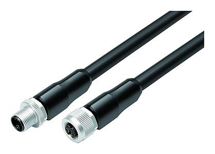 Tecnología de automatización - voltaje y fuente de alimentación--Conector de cable macho - conector de cable hembra_824_VL_KS_KD_PUR