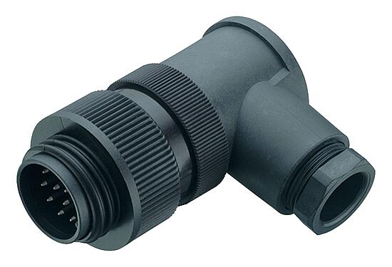 Illustration 99 0709 73 05 - RD30 Male angled connector, Contacts: 4+PE, 14.0-18.0 mm, unshielded, screw clamp, IP65, ESTI+, VDE