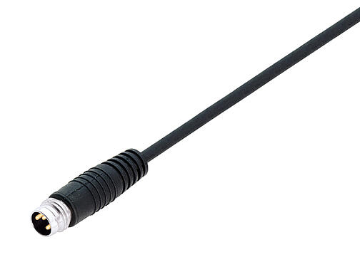 Illustration 79 3409 05 03 - M8 Male cable connector, unshielded, 3 x 0.14 mm², 2 m