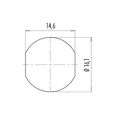 Instructions de montage / Découpe du panneau Snap-In Adaptateur, non blindé, Montage mural arrière, vissable par l'avant