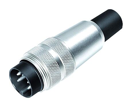 Illustration M16 Male cable connector, Contacts: 2 (02-a), 6.0-8.0 mm, unshielded, solder, IP40