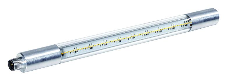 3D View 28 1300 000 04 - LED-lights, Contacts: 4, IP67, UL, VDE, Ecolab, FDA compliant, diffuse / matted LED
stainless steel