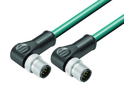 Automation Technology - Sensors and Actuators--Connecting cable 2 male angled connector_VL_WSM12-77-3527_WSM12-77-3527-34708_schirm_blgr