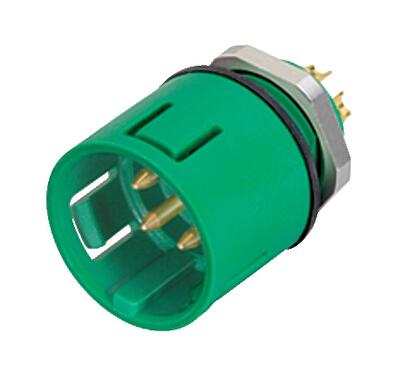 3D View 99 9135 70 12 - Snap-In IP67 Male panel mount connector, Contacts: 12, unshielded, solder, IP67, VDE