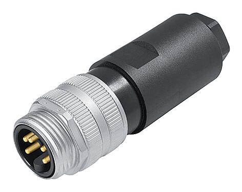 3D View 99 2443 21 04 - Male cable connector, Contacts: 3+PE, 8.0-10.0 mm, unshielded, screw clamp, IP67, UL, VDE