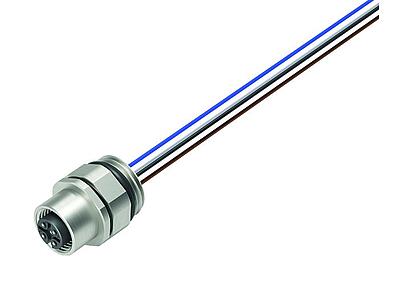 Automation Technology - Sensors and Actuators--Female panel mount connector_763_4_FD_pos_VA_Li_5pol