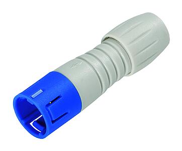 Connectors for medical applications-Snap-In IP67 (subminiature)-Male cable connector_620_1_KS_MED_blau