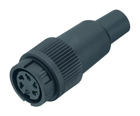 3D View 99 0650 02 12 - Female cable connector, Contacts: 12, 6.0-8.0 mm, unshielded, solder, IP40