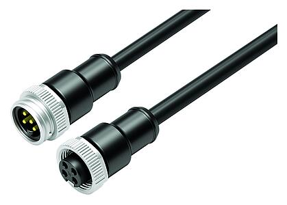 Tecnología de automatización - voltaje y fuente de alimentación--Cable de conexión conector de cable macho - conector de cable hembra_VL_KS-77-1429_KD-77-1430_4pol