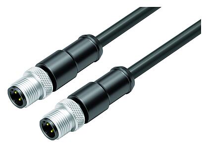 Technologie d’automatisation - transmission de données--Câble de raccordement 2 connecteurs mâle_VL_KS-77-4529_KS-77-4529-64704_black