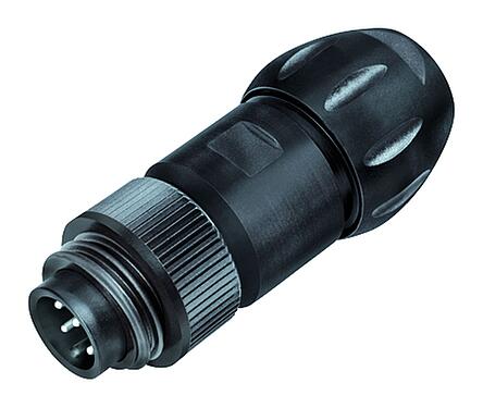 Illustration 99 4221 300 04 - RD24 Male cable connector, Contacts: 3+PE, 7.0-17.0 mm, unshielded, screw clamp, IP67, UL, ESTI+, VDE, Vario