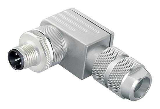 Illustration 99 3727 820 04 - M12 Male angled connector, Contacts: 4, 5.0-8.0 mm, shieldable, screw clamp, IP67, UL
