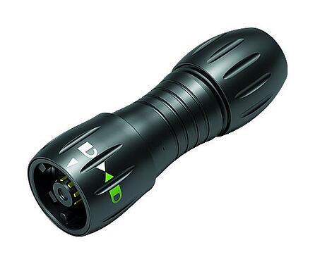 Illustration Bayonet Male cable connector, Contacts: 8, 6.0-8.0 mm, unshielded, solder, IP67