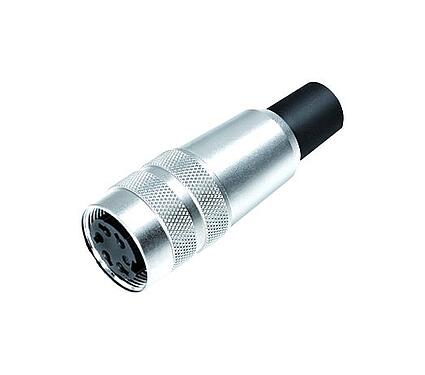 Illustration M16 Female cable connector, Contacts: 3 (03-a), 6.0-8.0 mm, unshielded, solder, IP40