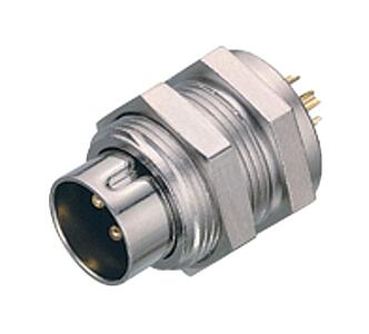 Subminiature Connectors-M9 IP40-Male panel mount connector_711_3_00