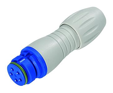 Connectors for medical applications-Snap-In IP67 (miniature)-Female cable connector_720_2_KD_MED_blau