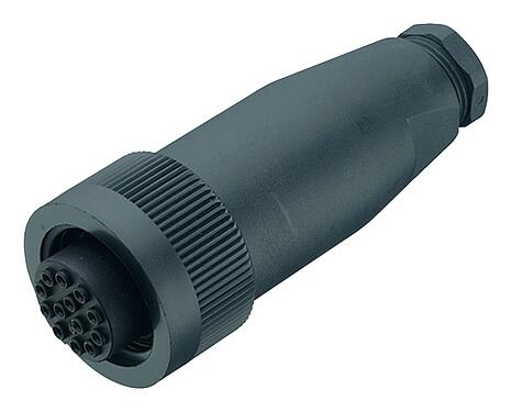 Illustration 99 0710 00 05 - RD30 Female cable connector, Contacts: 4+PE, 10.0-12.0 mm, unshielded, screw clamp, IP65, ESTI+, VDE