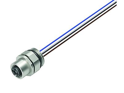 Automation Technology - Sensors and Actuators--Female panel mount connector_763_4_FD_pos_VA_Li_4pol