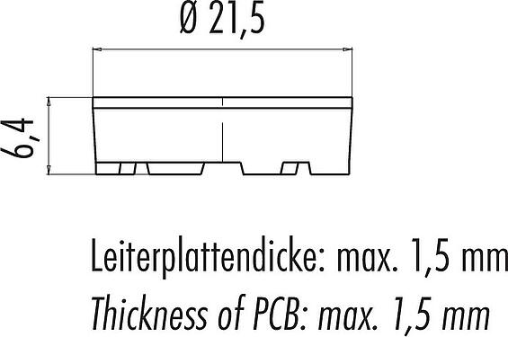 Scale drawing Spacer sleeve