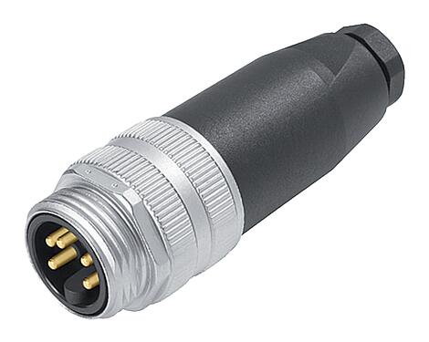 3D View 99 2443 32 04 - Male cable connector, Contacts: 3+PE, 10.0-12.0 mm, unshielded, screw clamp, IP67, UL, VDE