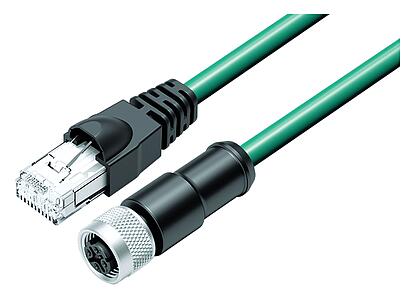 Tecnología de automatización -  transmisión de datos--Cable de conexión conector de cable hembra - conector RJ45_VL_RJ45-77-9753_KD_77-4530-34704_blgr