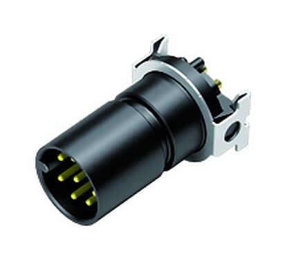 Illustration 09 0381 600 08 - M12 Male receptacle, Contacts: 8, unshielded, SMT, IP67