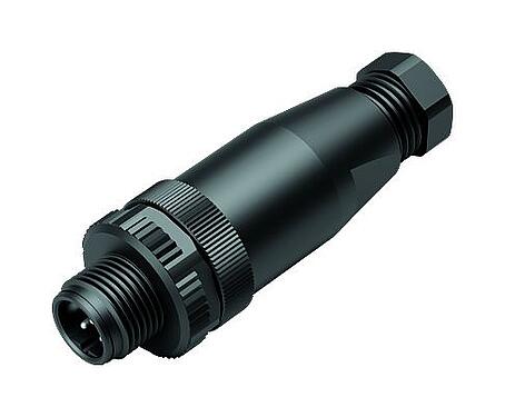 Ilustración M12 Conector de cable macho, Número de contactos: 5, 4,0-6,0 mm, sin blindaje, tornillo extraíble, IP67