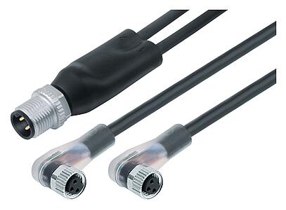 Technologie d’automatisation - capteurs et actionneurs--Connecteur répartiteur de câbles  - 2 connecteur d‘angle femelle_765_0_24_DG_SK