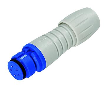 Connectors for medical applications-Snap-In IP67 (subminiature)-Female cable connector_620_2_KD_MED_blau