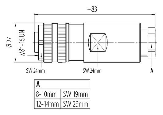 Scale drawing 99 2442 42 04 - 7/8