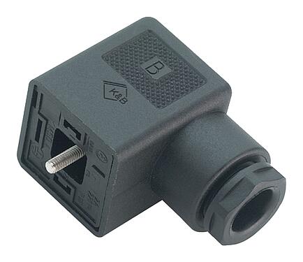 Illustration 43 1704 004 03 - Female power connector, Contacts: 2+PE, 3.0-10.0 mm, unshielded, screw clamp, IP40 without seal, VDE, ESTI+