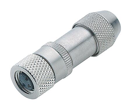 Illustration M8 Female cable connector, Contacts: 3, 2.0-3.5 mm, shieldable, solder, IP67