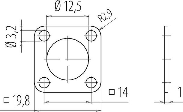 Dessin coté Joint, Exempt de silicone et de substances contenant du silicone