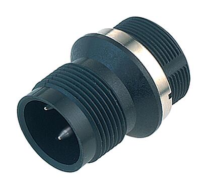 Illustration 09 0441 81 04 - M18 Male panel mount connector, Contacts: 4, unshielded, solder, IP67