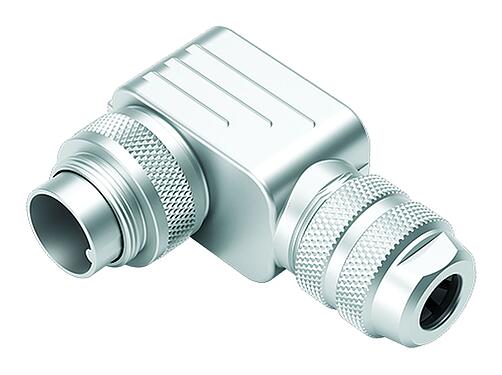 3D View 99 5671 750 08 - M16 Male angled connector, Contacts: 8 (08-a), 6.0-8.0 mm, shieldable, crimping (Crimp contacts must be ordered separately), IP67, UL