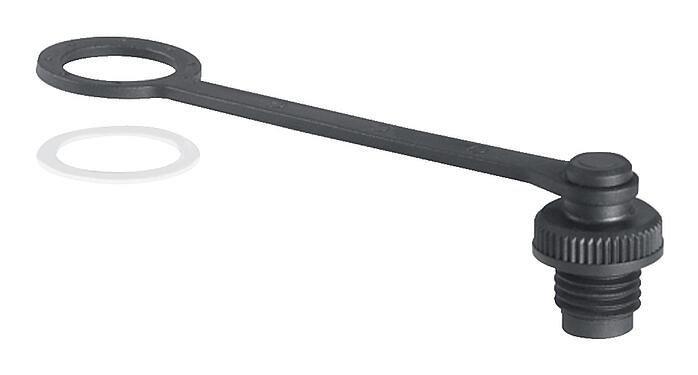 Illustration Protecting cap, IP67, for female panel mount connector