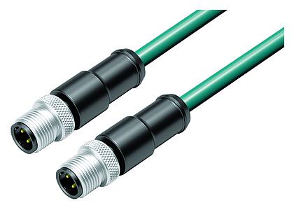 Automation Technology - Data Transmission--Connecting cable 2 male cable connectors_VL_KS-77-4529_KS-77-4529-34704_blgr