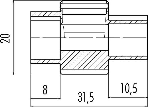 Dibujo a escala Llave de montaje
