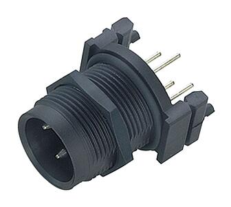 Automation Technology - Voltage and Power Supply--Male panel mount connector_714_3_TL