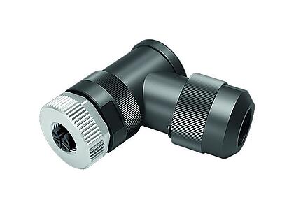 Tecnología de automatización - voltaje y fuente de alimentación--Conector hembra en ángulo_823_2_WD_L_4pol_schwarz