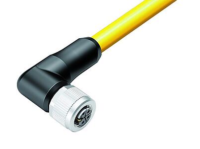 Technologie d’automatisation - alimentation en tension et électrique--Connecteur femelle coudé_823_2_WD_u_PUR_yellow