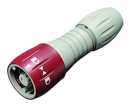 Illustration Baïonnette Connecteur mâle, Contacts: 8, 2,5-4,0 mm, non blindé, souder, IP67 (également débranché)