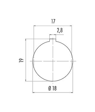 Assembly instructions / Panel cut-out 09 0327 702 07 - M16 Male panel mount connector, Contacts: 7 (07-a), unshielded, single wires, IP40
