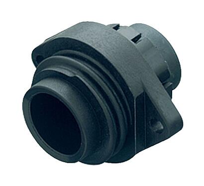 Illustration RD24 Male panel mount connector, Contacts: 6+PE, unshielded, crimping (Crimp contacts must be ordered separately), IP67